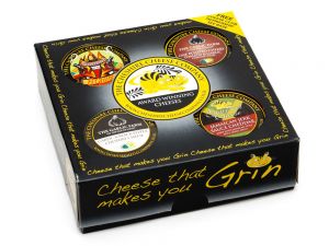 4 x Spicy & Garlic Cheese Waxed Truckles Gift Set