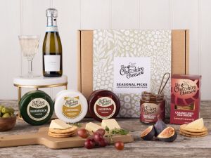 Seasonal Picks Gift Box – 'Pick Your Own' Prosecco, Cheese, Chutney and Biscuits Selection