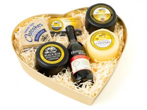 Sweethearts Cheese Hamper, Traditional Cheese Selection