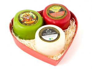 Mini Hearts Trio, Spicy Cheese Selection