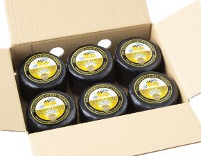 6 x Vintage Gold Extra Mature Cheddar 200g Wax Truckles Multi Buy