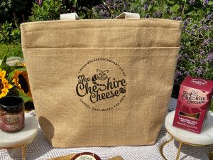 Cheshire Cheese Company Jute Cool Bag 