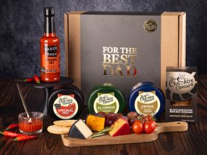 'For the Heat Lover' Father's Day Hot Sauce Cheese Hamper