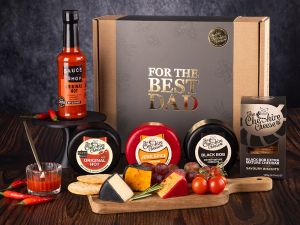 'For the Heat Lover' Father's Day Hot Sauce Cheese Hamper