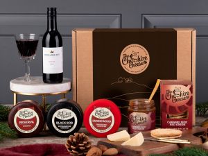 The Festive Feast Cheese & Wine Christmas Gift Box