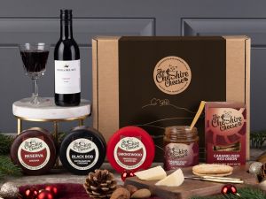 The Festive Feast Cheese & Wine Christmas Gift Box