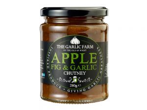 Fig Apple and Garlic Chutney, The Garlic Farm 280g