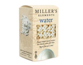 Millers Elements Water, Flame Baked Crackers 100g
