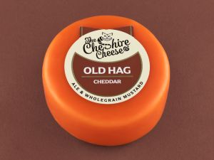 Old Hag - Ale & Mustard Cheddar Cheese - Waxed Truckle 200g
