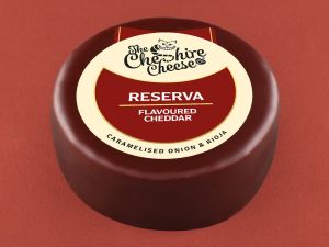 Wheel of Reserva - Caramelised Onion & Rioja Cheddar - Waxed 1kg