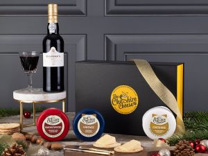 Perfect Companions Half Bottle of Port & Cheese Hamper, Build Your Own