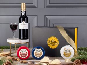 Perfect Companions Half Bottle of Port & Cheese Hamper, Pick Your Own