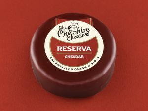 Reserva - Caramelised Onion & Rioja Cheddar Cheese - Waxed Truckle 200g