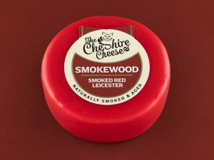 Smokewood - Smoked & Aged Red Leicester Cheese - Waxed Truckle 200g