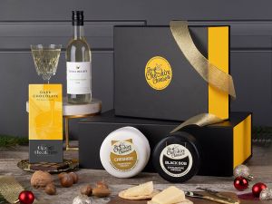Indulgent White Wine, Cheese & Chocolate Gift Box