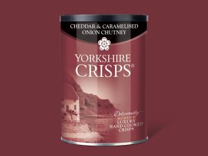 Cheddar & Caramelised Onion Chutney Yorkshire Crisps