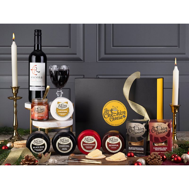 Luxury Red Wine & Cheese Hamper