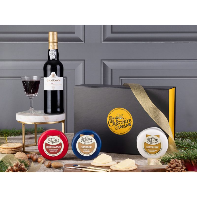 Port and Cheese Hamper Cheshire Cheese Company