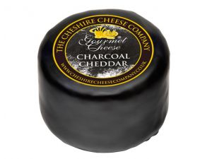 Charcoal Cheddar Cheese - Waxed Truckle 200g