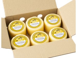 6 x Cheshire Creamy Traditional Cheese Wax Truckles 200g Multi Buy