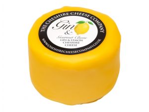 Gin & Lemon Cheshire Cheese - Waxed Truckle 200g