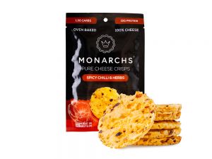 Monarchs Pure Cheese Crisps - Spicy Chilli & Herb - 32g Bag