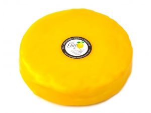 Party Time Wheel of Gin & Lemon Cheese - Waxed 2kg