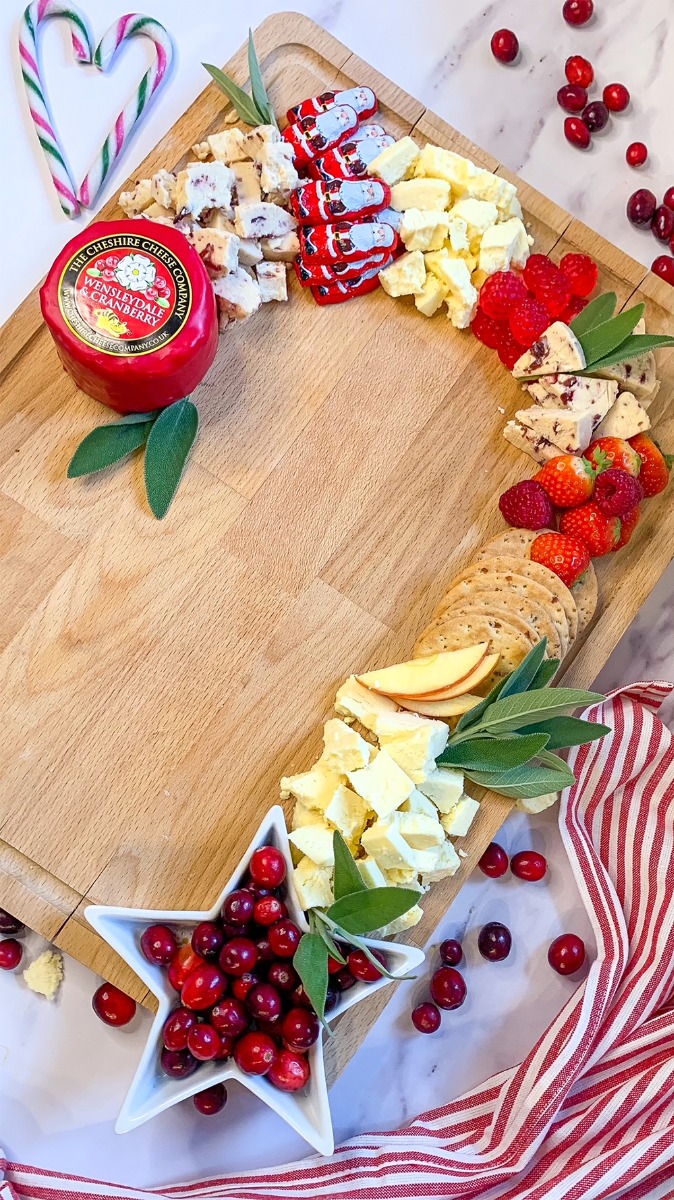 Cheshire Cheese Cranberry Cane The Cheese Blog, News & Recipes