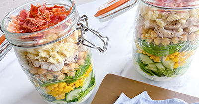 Stacked Caesar Salad