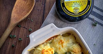 Vintage Gold Cheshire Cauliflower Cheese