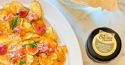 Truffle Cheddar Loaded Charcuterie Crisps