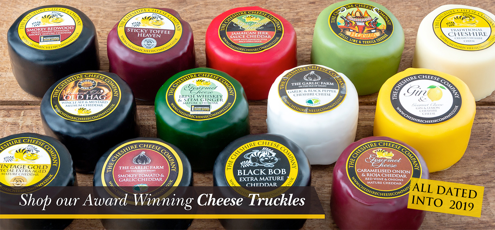 Cheshire Cheese Waxed Truckles Cheese Gifts & Hampers Chutneys for